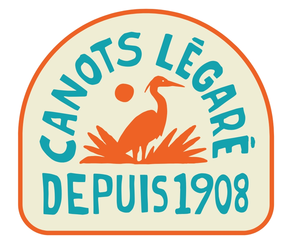 Autocollant Canots Légaré « demi-lune » - CL-AUTOCOL-ECUSSON-DEMI-LUNE-HER-4X4-OG - Canots Légaré